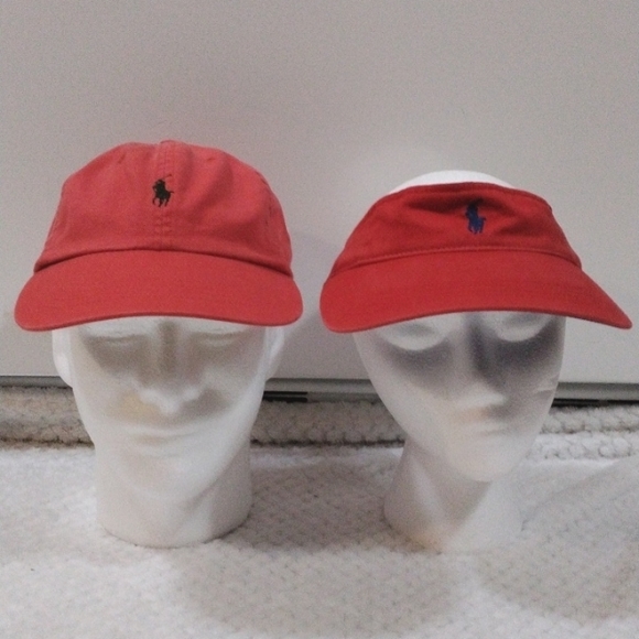 Polo Ralph Lauren Other - Vintage 1990s Polo Ralph Lauren Hats Set of Two. Red, 90s, Collectable Polo Caps